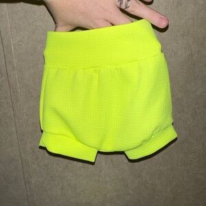 Neon bummies with matching bow